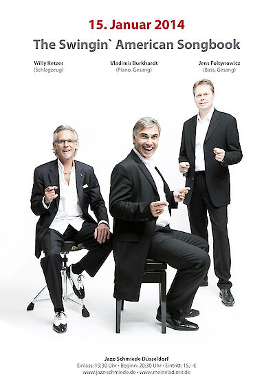 Ankündigungsmotiv für die Veranstaltung The swinging American Songbook