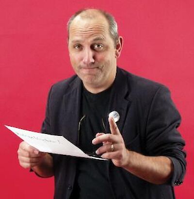Ankündigungsmotiv für die Veranstaltung Andreas Hauffe: Hiergeblieben