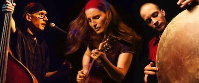 Ankündigungsmotiv für die Veranstaltung Susan Weinert Gobal Players Trio