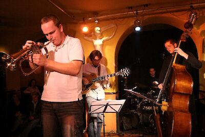 Ankündigungsmotiv für die Veranstaltung Frederik Köster Quartett
