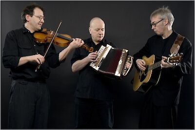Ankündigungsmotiv für die Veranstaltung Cajun Roosters: Musik aus den Sümpfen Louisianas