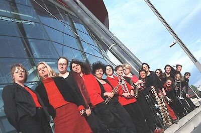 Ankündigungsmotiv für die Veranstaltung United Women’s Orchestra