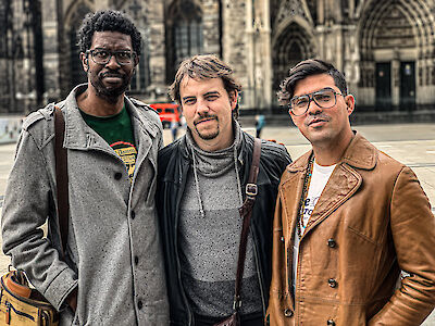 Ankündigungsmotiv für die Veranstaltung Jazz und Weltmusik im Hofgarten