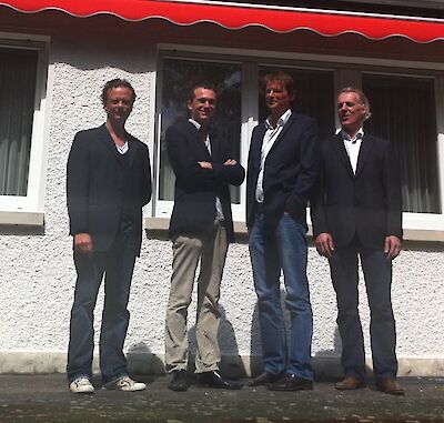Ankündigungsmotiv für die Veranstaltung Hans Kwakkernaat Quartet „Tribute to Oscar Peterson”