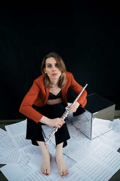Announcement image for the event Jorik Bergman and her large, imaginary big band constellation
