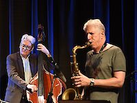 Ankündigungsmotiv für die Veranstaltung John Goldsby Trio feat. Bob Mintzer