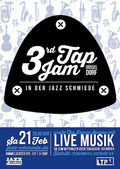 Ankündigungsmotiv für die Veranstaltung 3rd Tap Jam Düsseldorf