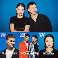 Ankündigungsmotiv für die Veranstaltung Filippou & Lucaciu