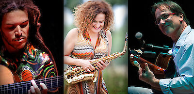 Ankündigungsmotiv für die Veranstaltung Jazz und Weltmusik im Hofgarten