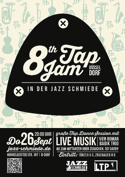 Ankündigungsmotiv für die Veranstaltung 8th Tap Jam