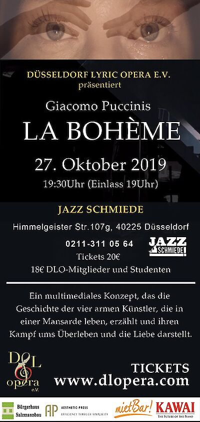 Announcement image for the event Giacomo Puccinis La Bohème