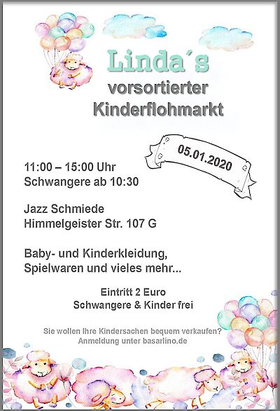 Announcement image for the event Linda's vorsortierter Kinderflohmarkt