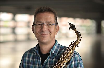 Ankündigungsmotiv für die Veranstaltung Jazz-Schmiede Online: Romano Schubert Quartett